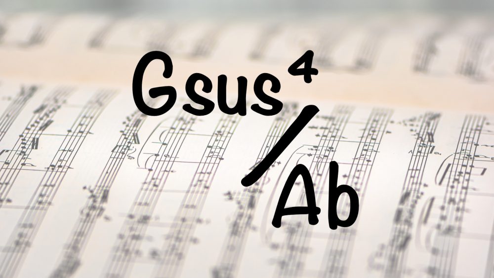 Gsus4/Ab – Jesus for us Image